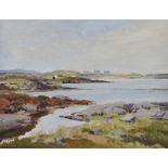 Maurice Canning Wilks, ARHA RUA - NEAR BALLYCONNEELY, CONNEMARA - Oil on Canvas - 14 x 18 inches -