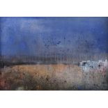 Colin Flack - GOLDEN SANDS AT DUSK - Mixed Medium on Board - 15.5 x 23 inches - Signed