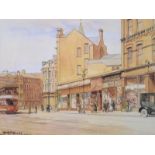 Frank McKelvey, RHA RUA - SINCLAIRS GLOVERS, BELFAST - Coloured Print - 10 x 13 inches - Unsigned