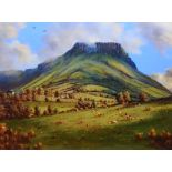 David Overend - LURIG MOUNTAIN, CUSHENDALL, COUNTY ANTRIM - Coloured Print - 6 x 8 inches - Signed