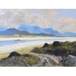 Hugh McIlfatrick - IN DONEGAL - Oil on Board - 14 x 18 inches - Signed