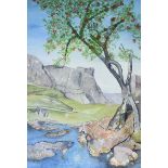 Teresa O'Kane - THE ROWAN TREE - Watercolour Drawing - 13 x 9 inches - Signed