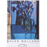 Brian Ballard, RUA - STILL LIFE, JUG OF FLOWERS - Coloured Print - 19 x 16 inches - Signed