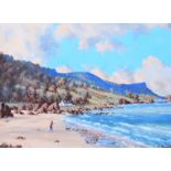 David Overend - MURLOUGH BAY, BALLYCASTLE, COUNTY ANTRIM - Coloured Print - 6 x 8 inches - Signed