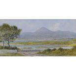 George W. Morrison - MOURNES FROM MINERSTOWN - Watercolour Drawing - 6 x 11 inches - Signed