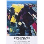 Brian Ballard, RUA - EXHIBITION POSTER, RATHFARNHAM CASTLE, DUBLIN, 17TH OCTOBER 2015 - Coloured