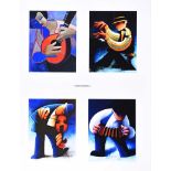 George Callaghan - MUSO'S SERIES I - Set of Four Coloured Prints - 8 x 6 inches - Unsigned