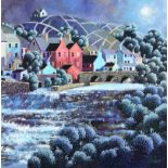 George Callaghan - RISING WATER - Oil & Acrylic on Canvas - 20 x 20 inches - Signed
