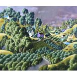 George Callaghan - THE WINDING ROAD - Oil & Acrylic on Canvas - 20 x 24 inches - Signed