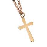 9CT GOLD CROSS NECKLACE