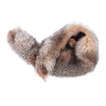 BROWN FOX FUR COLLAR