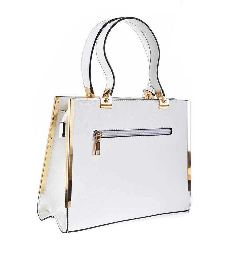 WHITE ITALIAN HANDBAG - Image 3 of 7