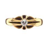 18CT GOLD DIAMOND RING