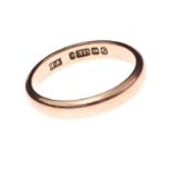 9CT ROSE GOLD BAND