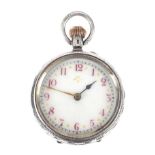 STERLING SILVER POCKET WATCH