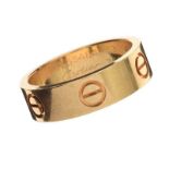CARTIER 18CT GOLD 'LOVE' RING