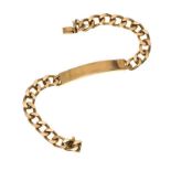 9CT GOLD ID BRACELET