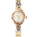 BENRUS 9CT GOLD CASED WATCH