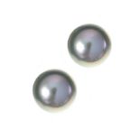 10CT GOLD CULTURED PEARL STUD EARRINGS