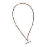 9CT ROSE GOLD ALBERT CHAIN