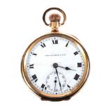 GOLD PLATED POCKET WATCH