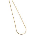 9CT GOLD WHEAT-LINK CHAIN