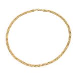 14CT GOLD DOUBLE LINK NECKLACE