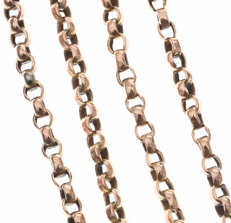 9CT GOLD BELCHER CHAIN - Image 2 of 3