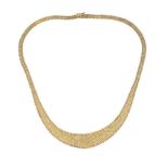 9CT GOLD MESH NECKLACE