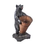 NINETEENTH CENTURY BLACK FOREST BEAR UMBRELLA STAND