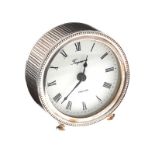 SILVER DESK CLOCK