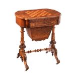 VICTORIAN WALNUT GAMES TABLE