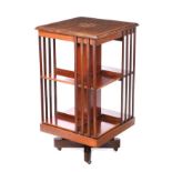 EDWARDIAN REVOLVING BOOKCASE