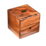 ANTIQUE WALNUT TRINKET BOX