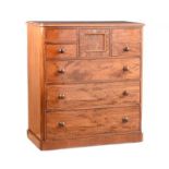 VICTORIAN MAHOGANY CHEST OF DRAWERS