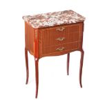 FRENCH STYLE BEDSIDE PEDESTAL