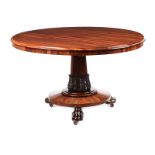 WILLIAM IV MAHOGANY BREAKFAST TABLE