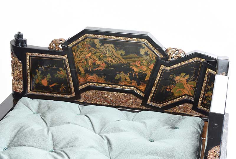 ANTIQUE CHINESE FORMAL OPIUM BED - Image 14 of 20