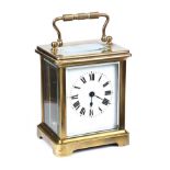 FRENCH BRASS CARRIAGE CLOCK