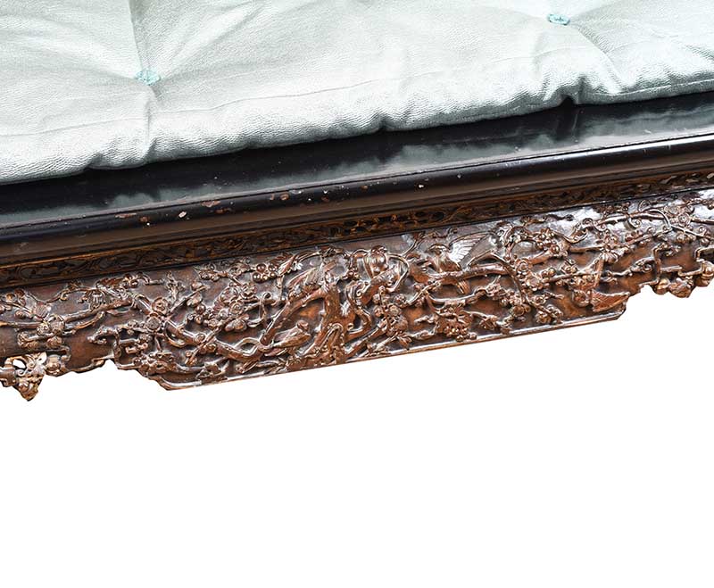 ANTIQUE CHINESE FORMAL OPIUM BED - Image 6 of 20