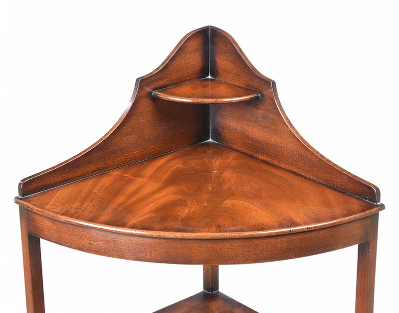 TWENTIETH CENTURY MAHOGANY CORNER WASHSTAND - Image 2 of 5