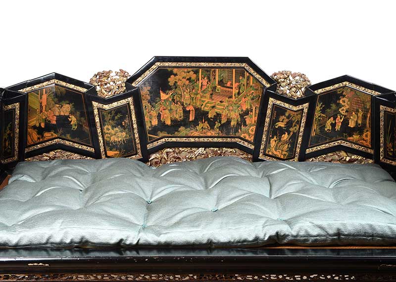 ANTIQUE CHINESE FORMAL OPIUM BED - Image 19 of 20