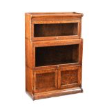 ANTIQUE OAK SECTIONAL BOOKCASE