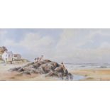 Hamilton Sloan - PORTRUSH - Watercolour Drawing - 10 x 20 inches - Signed