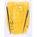 Barbara Hepworth - TWO OPPOSING FORMS - Coloured Print - 17 x 13 inches - Unsigned