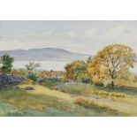 Donald McPhearson, RUA - COTTAGE NEAR HOLYWOOD - Watercolour Drawing - 10 x 14 inches - Signed