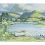 Maurice Canning Wilks, ARHA RUA - MIDDLE LAKE, KILLARNEY - Coloured Print - 19 x 23 inches -