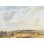 Wycliffe Egginton, RI RCA - SUFFOLK VILLAGE - Watercolour Drawing - 10 x 14 inches - Signed