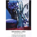 Brian Ballard, RUA - EXHIBITION POSTER, RATHFARNHAM CASTLE, DUBLIN, OCTOBER 2015 - Coloured