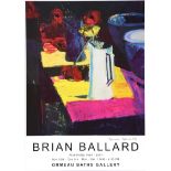 Brian Ballard, RUA - EXHIBITION POSTER, ORMEAU BATHS GALLERY - Coloured Print - 18 x 16 inches -